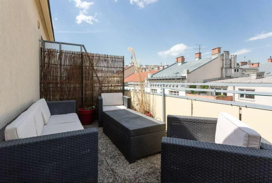Apartment Visit Vienna Roof Terrace Morning Sun Αυστρία